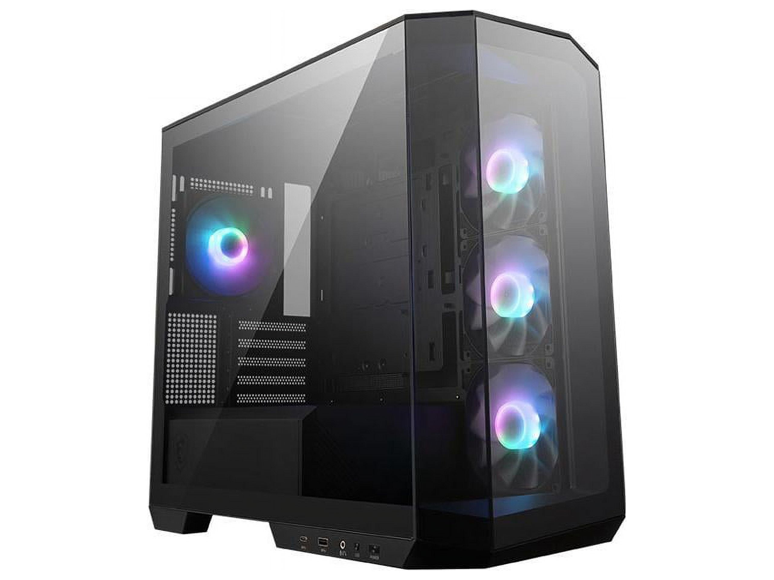 MSI MAG PANO M100R PZ MicroATX PC Case Supports BackConnect