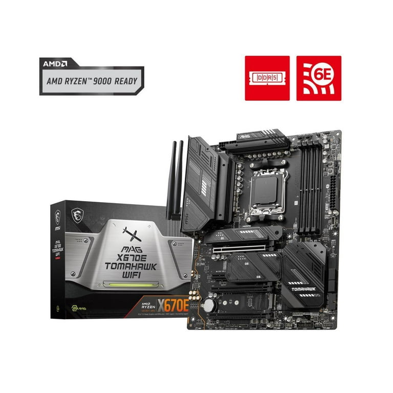 MSI MAG MAG X670E TOMAHAWK WIFI Gaming Desktop Motherboard
