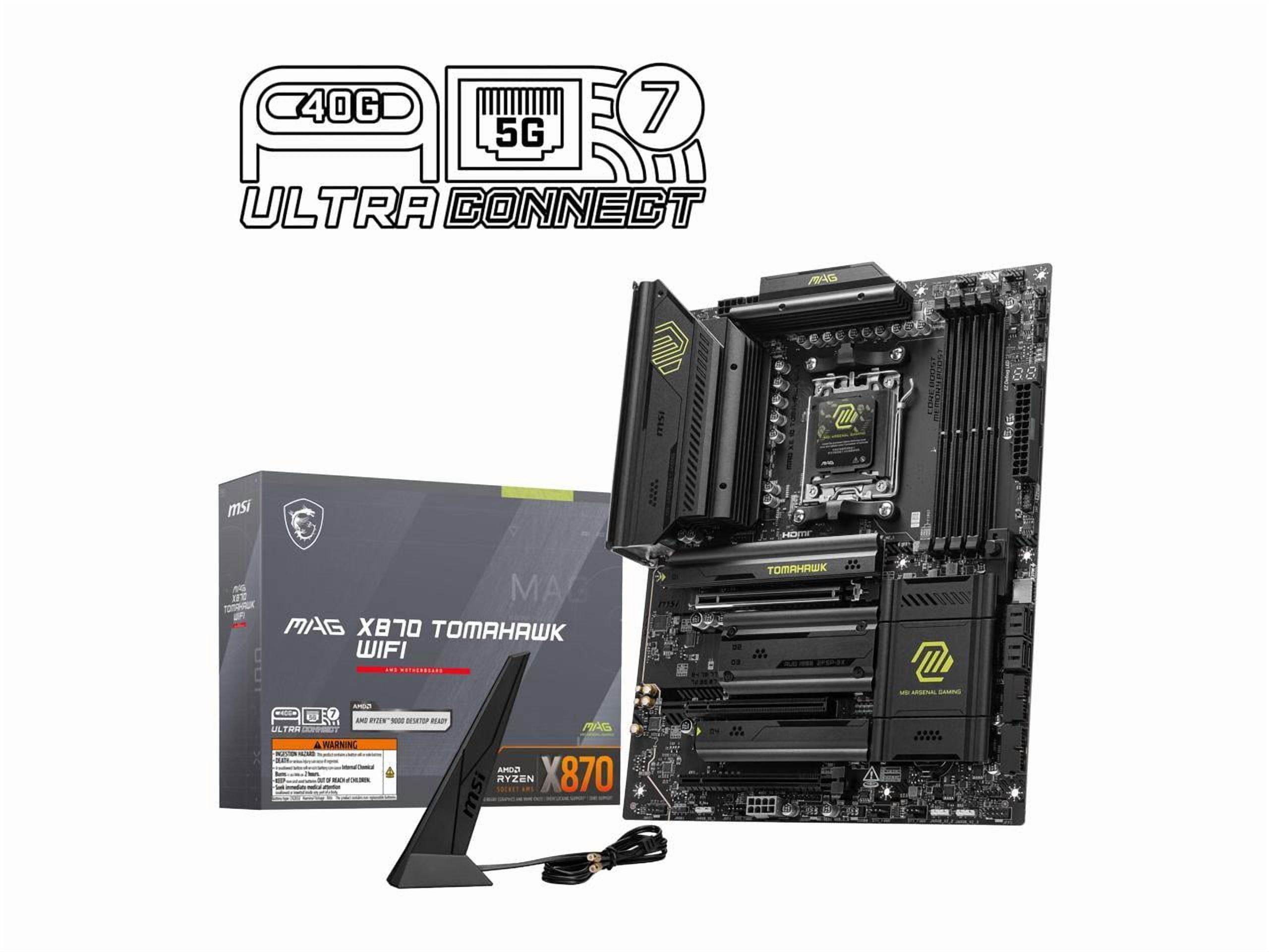MSI MAG X870 TOMAHAWK WIFI Gaming Desktop Motherboard - AMD X870