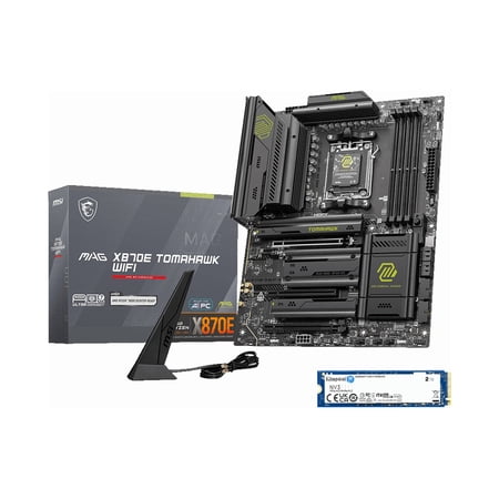 MSI MAG X870E Tomahawk WiFi Bundle - Motherboard & 2TB M.2 NVMe SSD