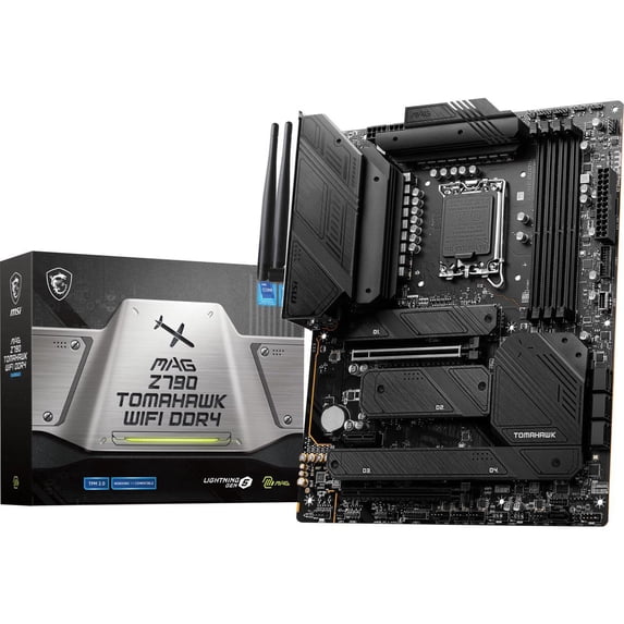 MSI MAG Z790 TOMAHAWK WIFI DDR4 Gaming Desktop Motherboard - Intel Z790 Chipset - Socket LGA-1700 - ATX (magz790tomahawkwifiddr4)