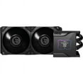 thumbnail image 1 of MSI MEG CoreLiquid S280 - AIO CPU Liquid Cooler - 2.4" IPS Display - 280mm Radiator - Double 140mm Silent Gale P14 Fans, 1 of 9