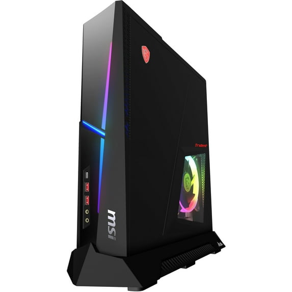 MSI MEG Trident X Gaming Desktop Tower, Intel Core i9-11900K, 64GB RAM, NVIDIA GeForce RTX 3090, 2TB HD & 2TB SSD, Windows 10 Pro, Gray, 11TJ-1869US