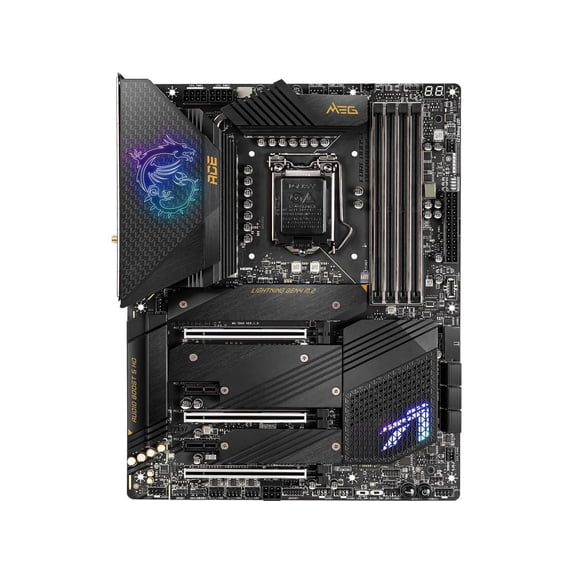 MSI MEG Z590 ACE Desktop Motherboard, Intel Chipset, Socket LGA-1200, Intel Optane Memory Ready, ATX