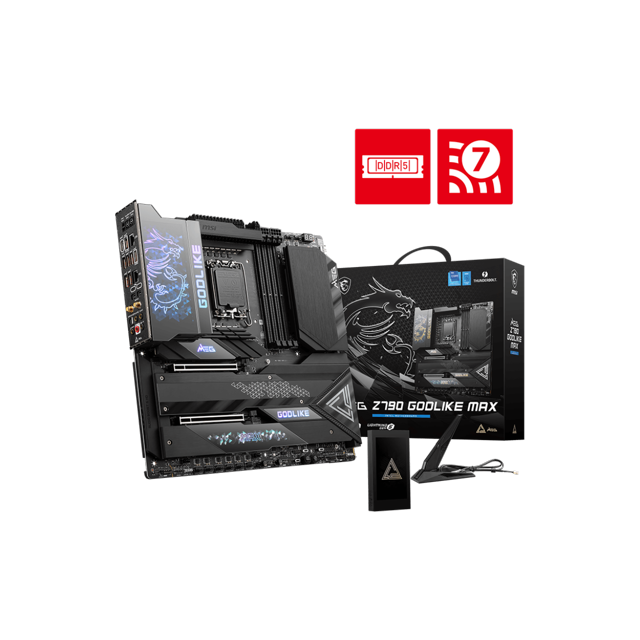 MSI MEG Z790 GODLIKE MAX WIFI LGA 1700 Motherboard with ATX DDR5, PCIE