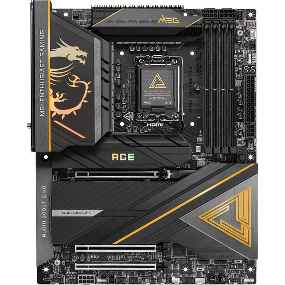 MSI MEG Z890 ACE LGA 1851 Intel Z890 SATA 6Gb/s ATX Motherboard