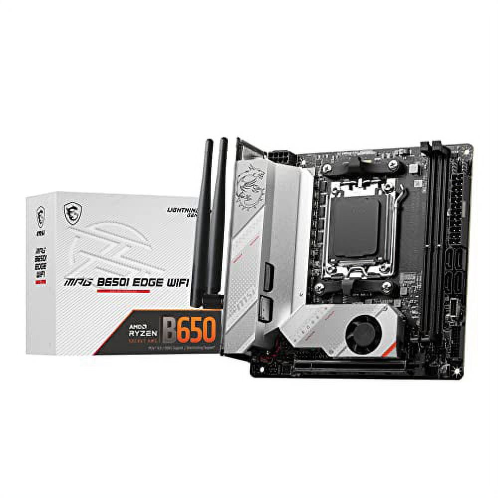 MSI MPG B650I EDGE WIFI Motherboard Mini-ITX MB5906// Cpu - Walmart.com