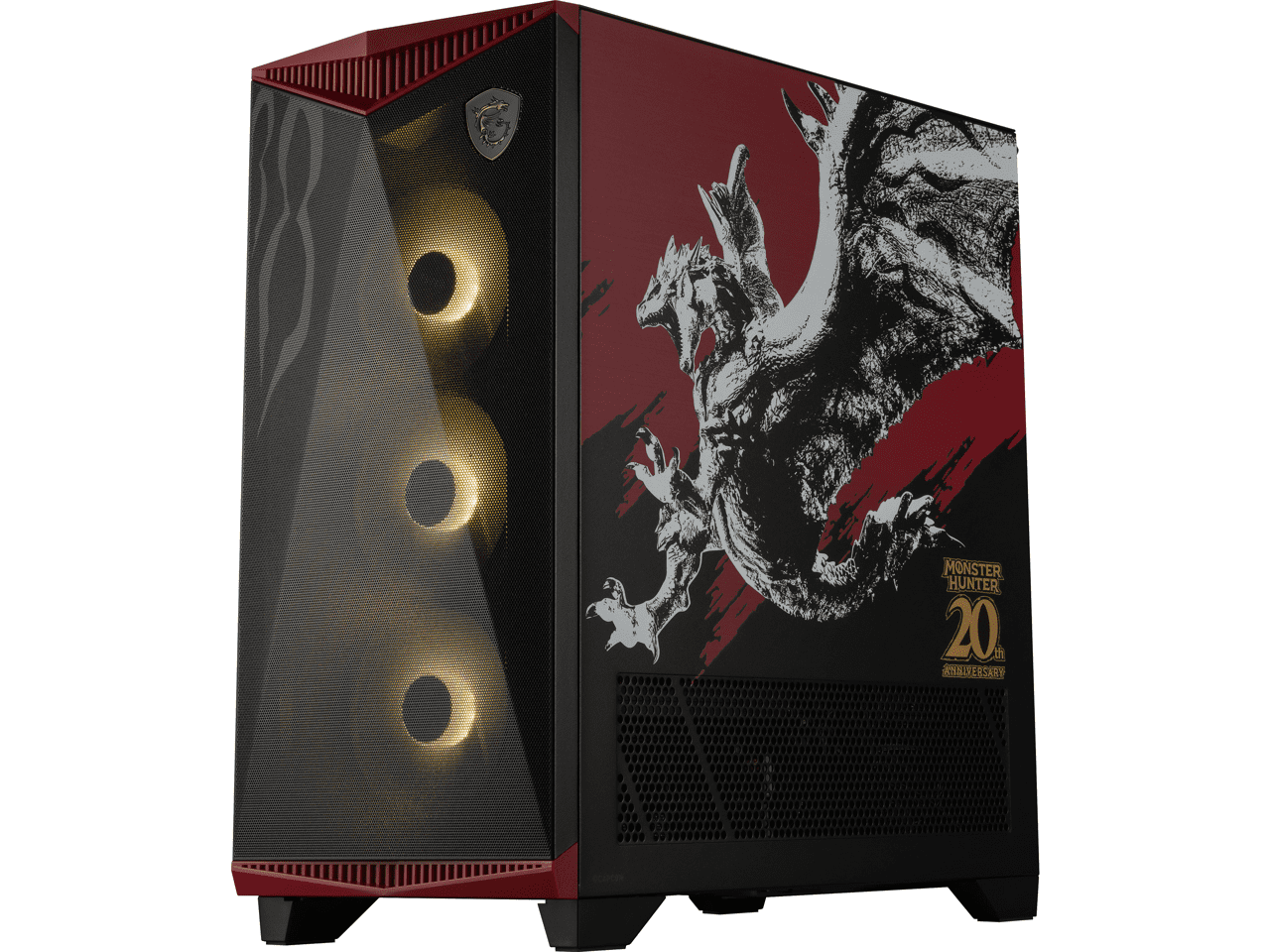 PCケース(自作PC用) MPG GUNGNIR 300 MONSTER HUNTER EDITION MSI-MPG-GUNGNIR-300-MONSTER-