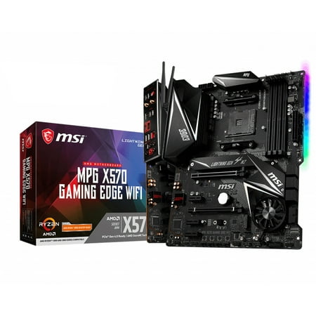 MSI - MPG X570 GAMING EDGE WIFI (Socket AM4) USB-C Gen2 AMD Motherboard