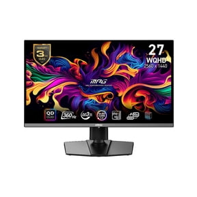 MSI MPG271QRX QD-OLED 27" Class WQHD Gaming OLED Monitor - 16:9 - Black - 26.5" Viewable - OLED - Quantum Dot OLED Backlight - 2560 x 1440 - 1.07 Billion Colors - Adaptive Sync - 250 Nit - 30 &micr...