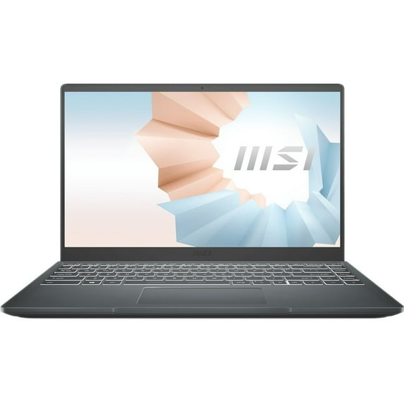 MSI Modern 14 14" Full HD Laptop, AMD Ryzen 5 5500U, 256GB SSD, Windows 10 Home, Modern 14 B5M-027