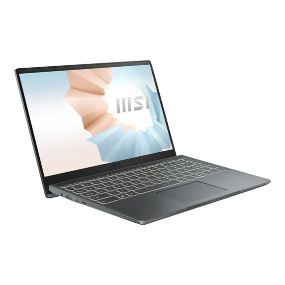 MSI Modern 14 B11SB-084 14" Gaming Notebook - Intel Core i5-1135G7 0.9GHz - 8GB RAM - 1TB SSD - 1920 x 1080 - NVIDIA GeForce MX450 - Windows 10 Pro - Carbon Gray