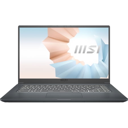 MSI - Modern 15.6" Laptop - Intel Core i7 - 16GB Memory - 512GB SSD - Carbon Gray A11M-004US Notebook