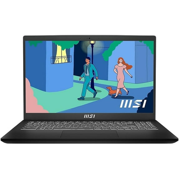 MSI Modern 15 Home/Business Laptop (Intel i5-1235U 10-Core, 16GB RAM, 8TB PCIe SSD, Intel Iris Xe, 15.6in 60 Hz Full HD (1920x1080), Wifi, Bluetooth, Backlit KB, Win 11 Pro)