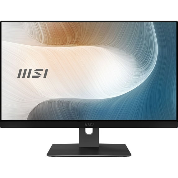 MSI Modern AM241P Home & Business All-in-One Black (Intel i7-1165G7 4-Core, 32GB RAM, 2TB PCIe SSD + 2TB HDD (2.5), 23.8" Full HD (1920x1080), Intel Iris Xe, Wifi, Bluetooth, 2xHDMI, Win 10 Pro)