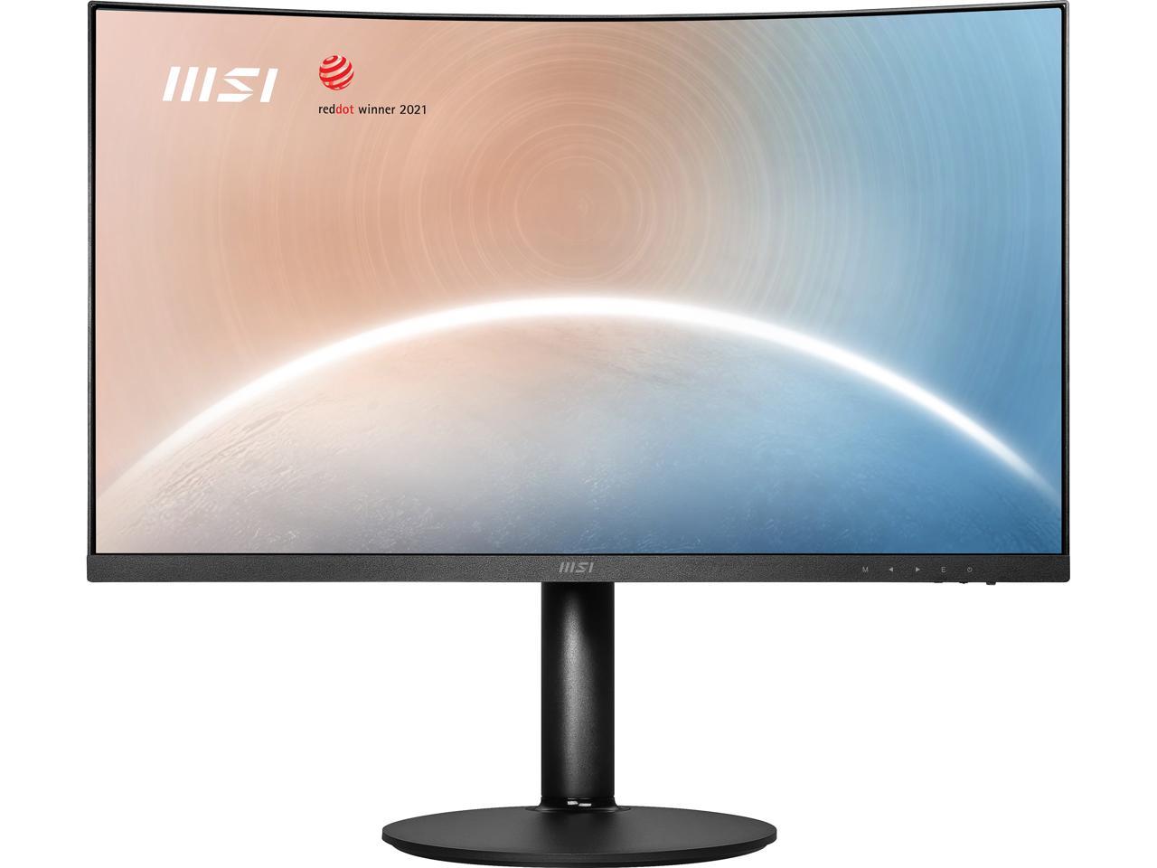 MSI Modern MD271CP 27" Full HD 1920 x 1080 75 Hz HDMI, USB-C, Audio Built-in Speakers Curved Monitor - image 1 of 20