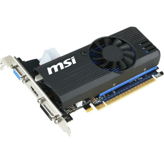 MSI N730K-1GD5LP/OC - Graphics card - GF GT 730 - 1 GB GDDR5 - PCIe 2.0 x16 low profile - DVI, D-Sub, HDMI