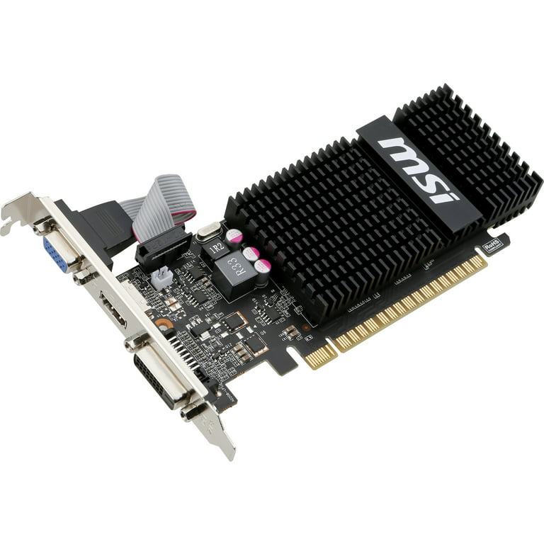 MSI NVIDIA GeForce GT 720 Graphic Card, 1 GB DDR3 SDRAM, Low-profile 