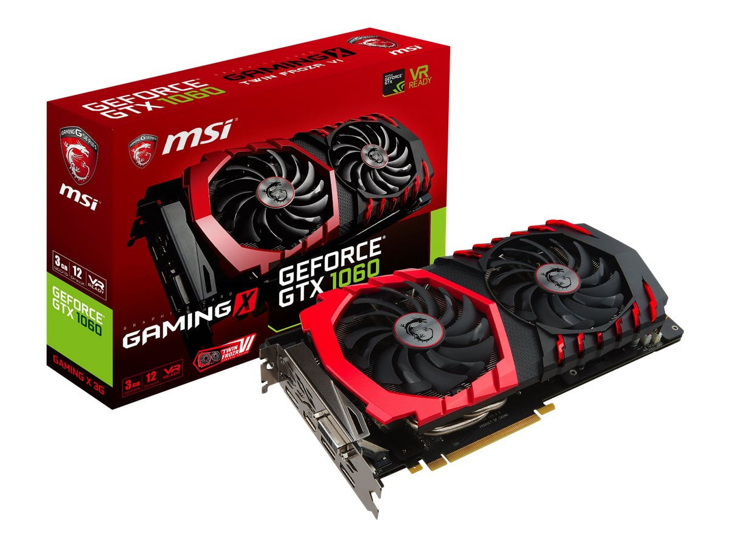 MSI GeForce GTX 1060 3GB 箱無 MSI NVIDIA GeForce GTX 1060 Graphic Card, 3 GB GDDR5