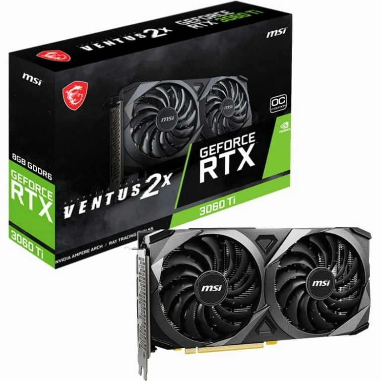 非LHR no LHR RTX3060Ti  MSI MSI GeForce RTX 3060 Ti GPU - 8GB GDDR6 - 1.70GHz - PCI