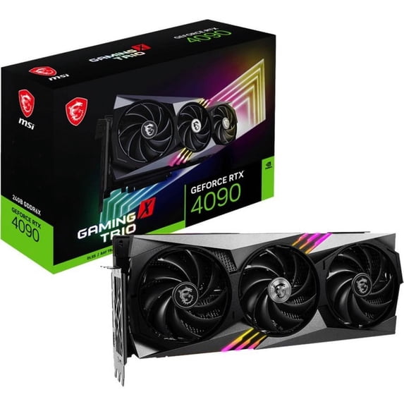 MSI NVIDIA GeForce RTX 4090 Graphic Card, 24 GB GDDR6X