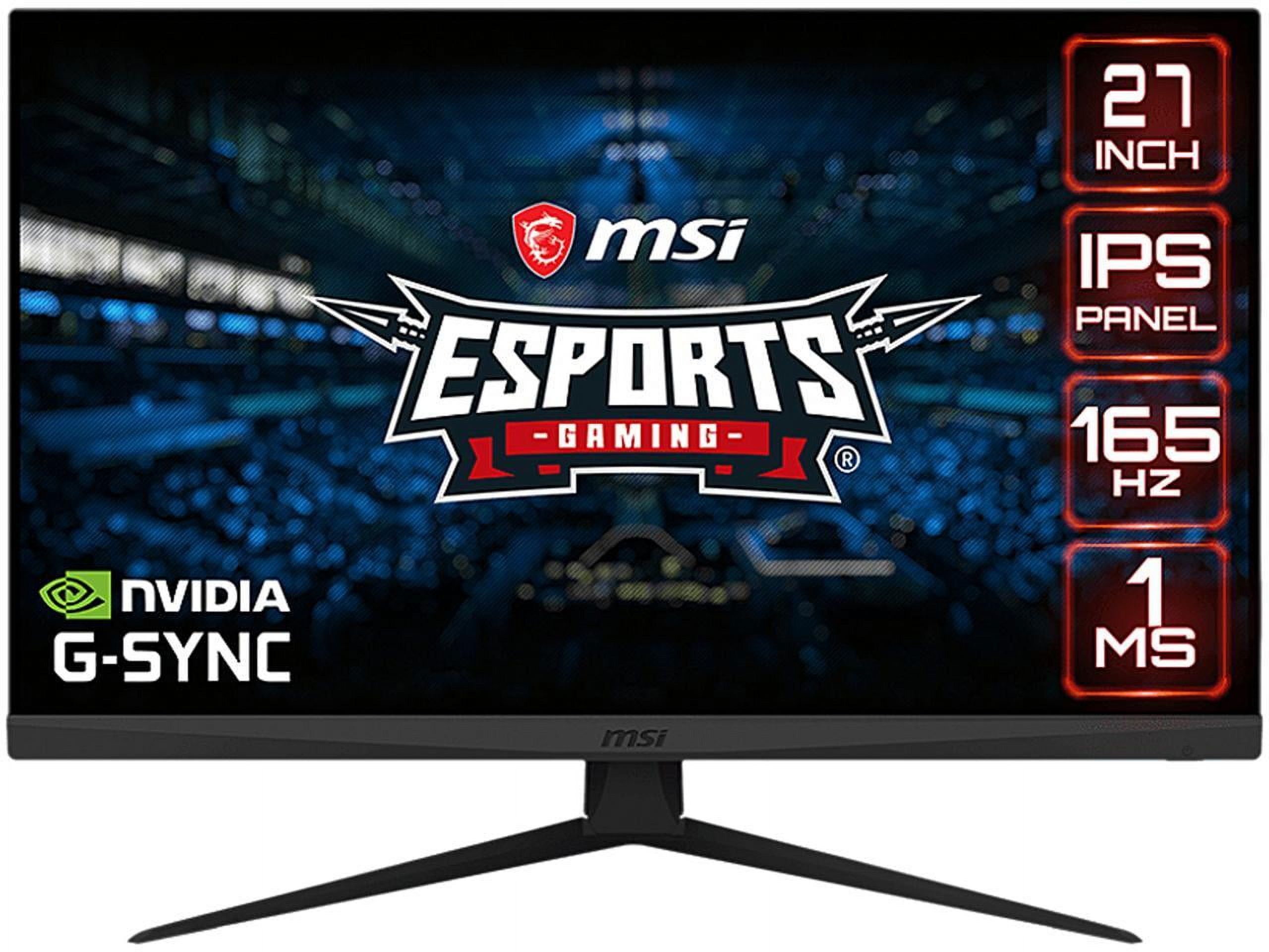 MSI Optix G273 27" FHD 1920 x 1080 1ms 165Hz 2xHDMI DP NVIDIA GSync IPS Gaming Monitor (Factory