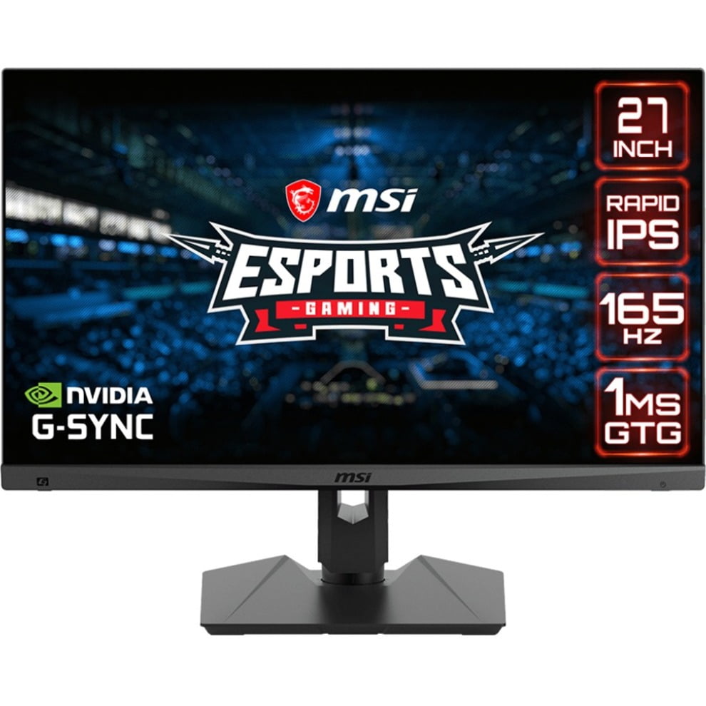 MSI Optix MAG274QRF 27" WQHD LED Gaming LCD Monitor - 16:9 - Black, Black