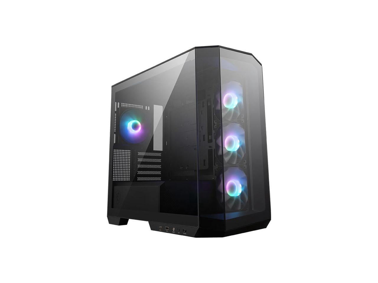 MSI PANO M100R PZ Micro-ATX Computer Case, Black