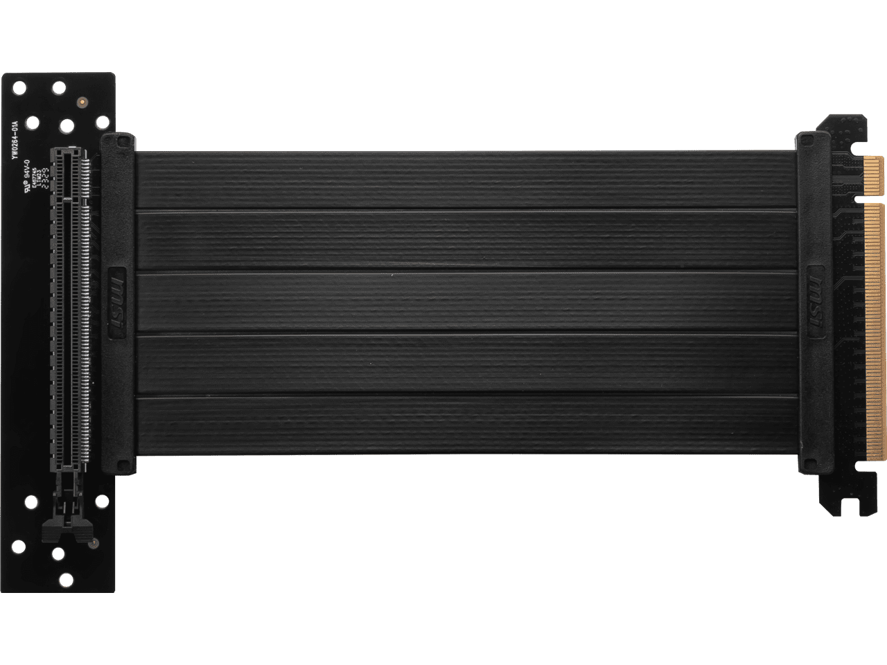 MSI PCI-E 4.0 X16 RISER CABLE 180mm-Black 180mm Riser Cable - Walmart.com