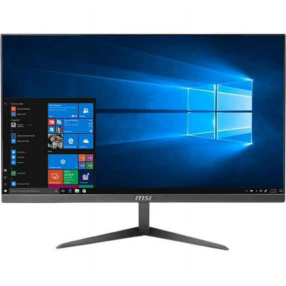 MSI PRO 24X 10M-061US 23.8" All-in-One Computer - Intel Core i3-10110U - 8GB - 256GB SSD - Desktop - Black