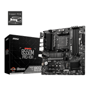 MSI B550M PRO-VDH AM4 AMD B550 PCIe 4.0 USB3.2 Gen1 5Gbps Micro-ATX Motherboard