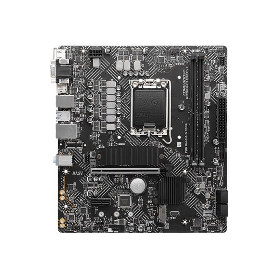 MSI PRO B660M-G DDR4 Desktop Motherboard, Intel B660 Chipset, Socket LGA-1700, Intel Optane Memory Ready, Micro ATX