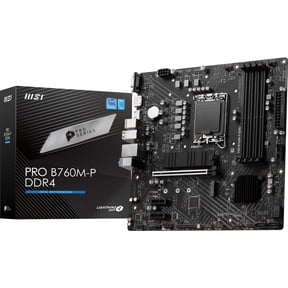 MSI Pro PRO B760M-P DDR4 Gaming Desktop Motherboard - Intel B760 Chipset - Socket LGA-1700 - Mini ATX (prob760m-pddr4)