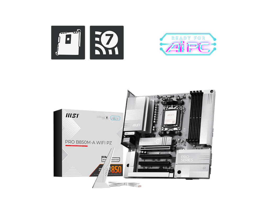 MSI PROB850MAWIFIPZ AM5 Micro-ATX Motherboard