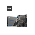 thumbnail image 1 of MSI PRO H610M-G LGA 1700 Intel H610 SATA 6Gb/s Micro ATX Motherboard 2x DDR5 PCI-E x16 slot M.2 Intel I219V1Gbps LAN EZ Debug LED, 1 of 6