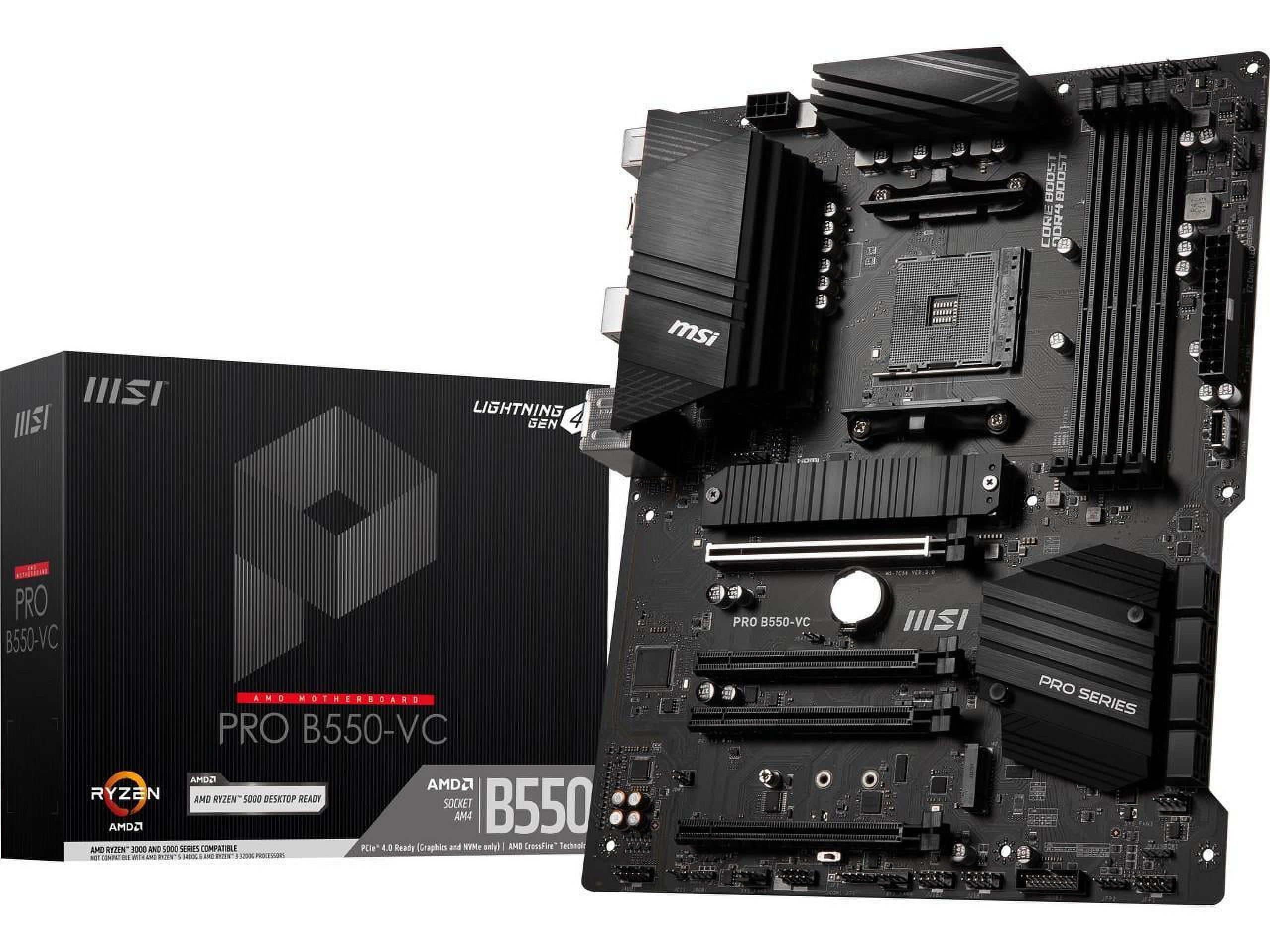 MSI B550-A Pro AMD AM4 ATX Motherboard for sale online