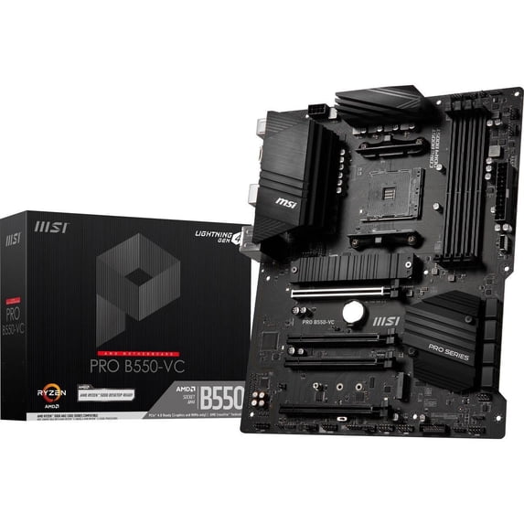 MSI PRO PRO B550-VC AM4 AMD B550 SATA 6Gb/s ATX AMD Motherboard