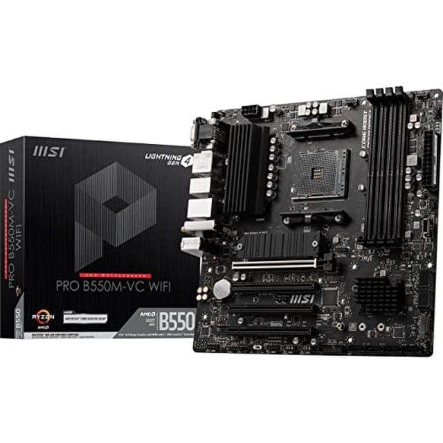 MSI PRO PRO B550MVC WIFI AM4 AMD B550 SATA 6Gb/s