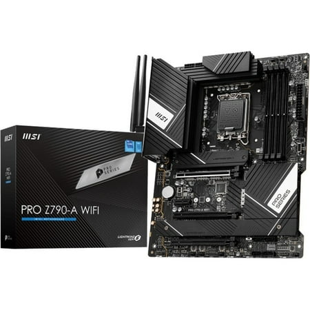 MSI - Pro Z790-A WIFI  (Socket 1700) USB 3.2 Intel Motherboard - Black
