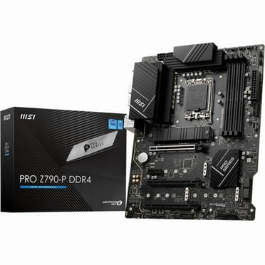 MSI Z790-P WIFI DDR4 Desktop Motherboard, Intel Z790 Chipset, Socket LGA-1700, ATX