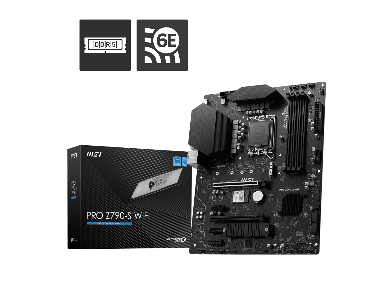 MSI PRO ATX Intel Motherboard, PRO Z790-S WIFI - Walmart.com