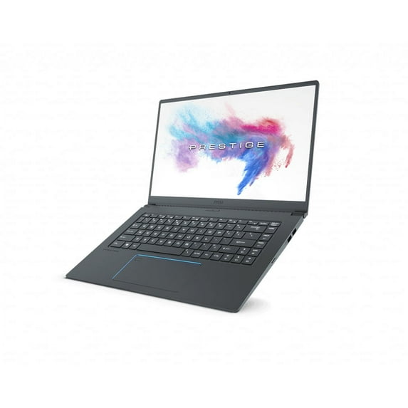 MSI PS63 Modern-096 15.6" Notebook - Core i7 i7-8565U - 8GB RAM - 512GB SSD - NVIDIA GeForce GTX 1050 Ti Max-Q - Windows 10 Pro - Gray with Blue Diamond Cut