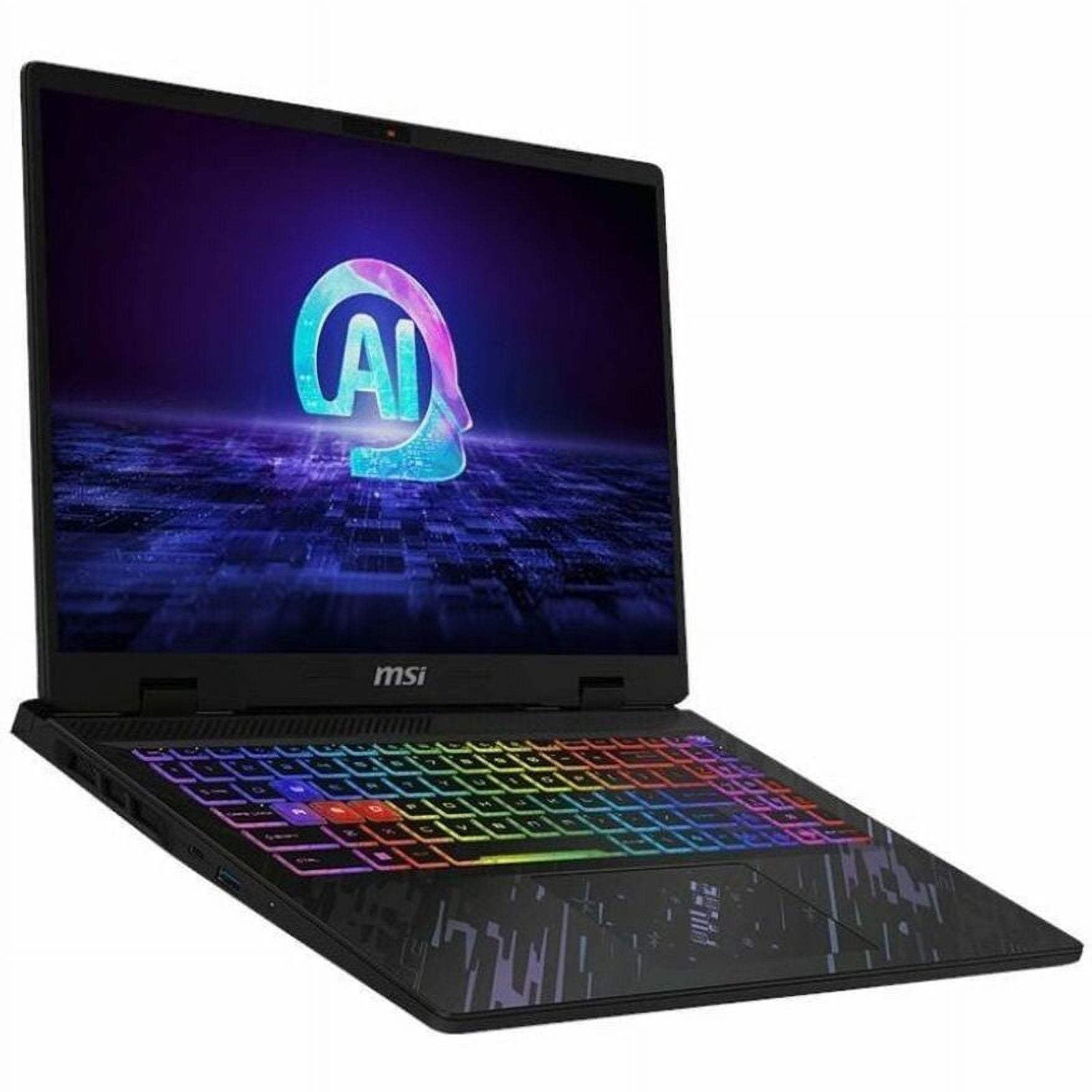 MSI Pulse 16 AI C1VGKG-065US - Intel Core Ultra 9 - 185H / up to 5.1 GHz - Win 11 Pro - GeForce RTX 4070 - 64 GB RAM - 1 TB SSD NVMe - 16" 2560 x 1600 (QHD+) @ 240 Hz - Gigabit Ethernet - Wi-Fi 6E, Bluetooth - black