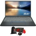 thumbnail image 1 of MSI Prestige 14 EVO Home & Business Laptop (Intel i5-1135G7 4-Core, 16GB RAM, 512GB PCIe SSD, 14.0" Full HD (1920x1080), Intel Iris Xe, Fingerprint, Wifi, Bluetooth, Win 10 Pro) with Loot Box, 1 of 7