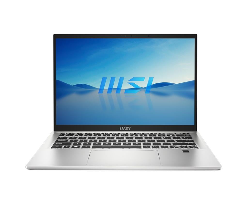 MSI Prestige 14H B12 Laptop, Silver, 14" FHD+ 60 Hz, Intel i5-12500H, Nvidia RTX 2050, 16GB Memory, 512GB SSD, Win 11 Pro, 3 Year Warranty (286252)
