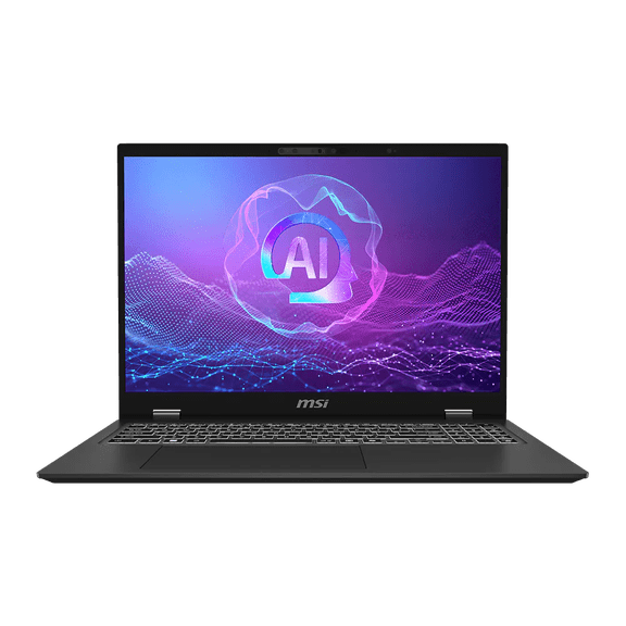 MSI Prestige 16 AI Evo B2HMG-097US Ultra Thin Professional Laptop, 16" UHD+ (3840x2400) OLED, Intel Core Ultra 7 155H, Intel Arc Graphics, 16GB LPDDR5 on board, 1TB SSD, Windows 11 Home