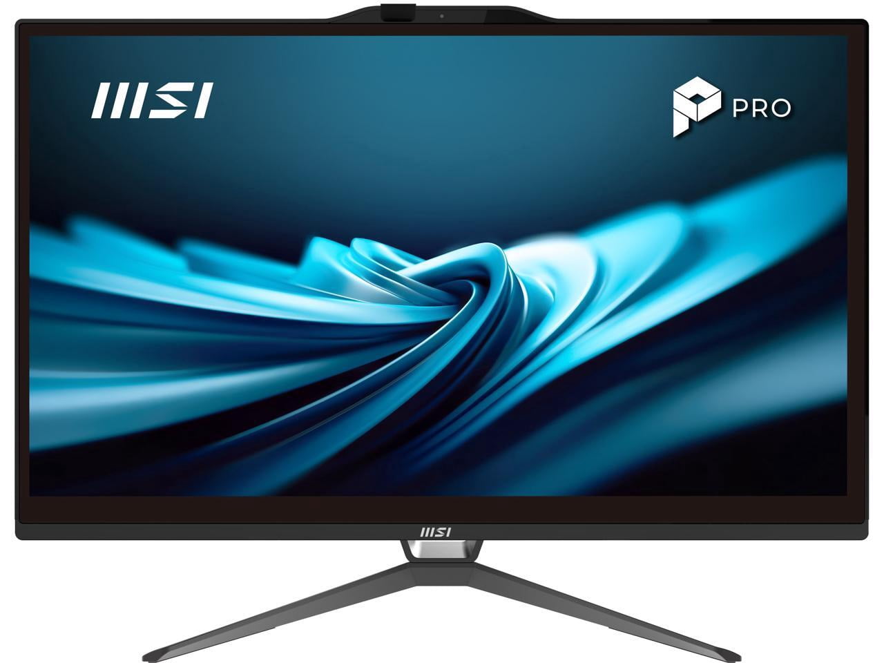 MSI Pro PRO AP222T 14M-424US - Intel Core i5 14th Gen i5-14400 - 8 GB Ram- 512 GB SSD - 21.5" -Intel UHD Graphics - Windows 11 Pro - Desktop - Black - All-in-One Computer
