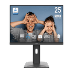 MSI PRO MP253P 24.5-inch IPS 1920 x 1080 (FHD) Computer Monitor, 100Hz, Adaptive-Synch, HDMI, Display Port, VGA Port, VESA Mountable, Tilt, Height Adjustable, Speaker, 1ms, Black