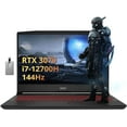 thumbnail image 1 of MSI Pulse GL66 Gaming Laptop, 15.6" FHD 144Hz Laptop, 12th Gen Intel Core i7-12700H, NVIDIA GeForce RTX 3070, 16GB RAM, 512GB PCIe SSD, RGB Backlit Keyboard, Win 11 Pro, 128GB Hotface Extension Set, 1 of 7
