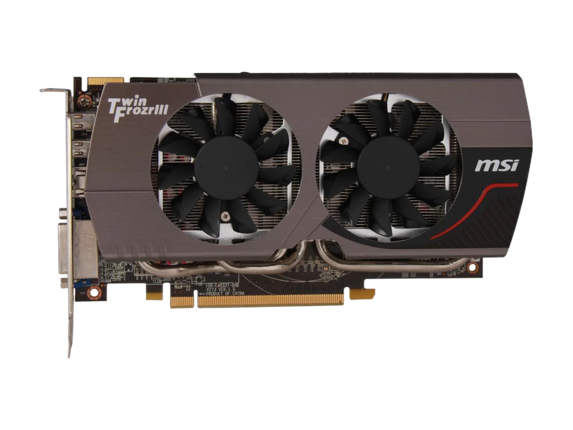 MSI R7850 Twin Frozr 2GD5/OC - Graphics card - Radeon HD 7850 - 2 GB ...